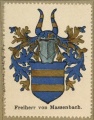 Wappen Freiherr von Massenabch nr. 738 Freiherr von Massenabch