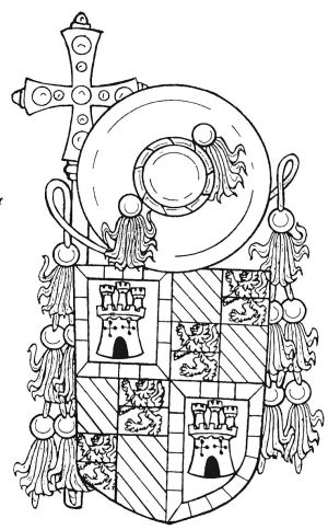 Arms of Gaspar Ávalos de la Cueva