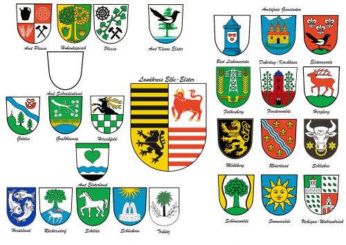 Arms in the Elbe-Elster District