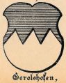 Wappen von Gerolshofen/ Arms of Gerolshofen