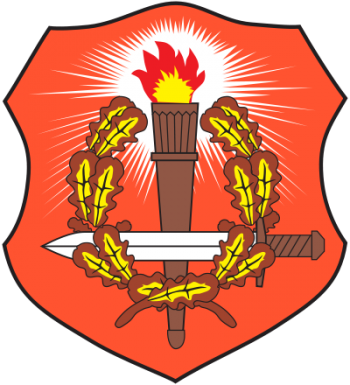 Coat of arms (crest) of the Defence Battle School, Estonia