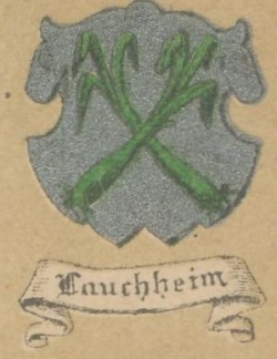Wappen von Lauchheim/Coat of arms (crest) of Lauchheim