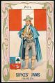 Arms, Flags and Folk Costume trade card