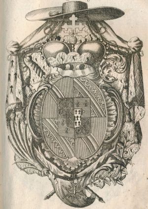 Arms (crest) of Louis-César-Constantin de Rohan-Guémené-Montbazon