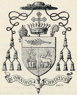 Arms (crest) of Pierre-Célestin Cézerac