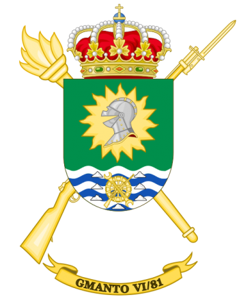 Coat of arms (crest) of the Logistics Maintenance Group VI-81, Spanish Army
