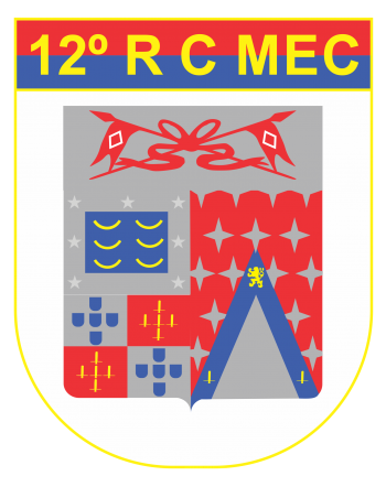 Coat of arms (crest) of the 12th Mechanized Cavalry Regiment, Brazilian Army