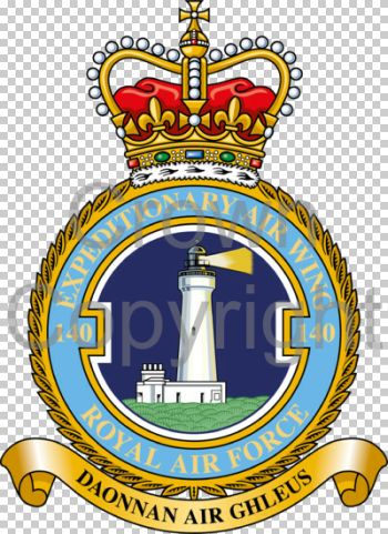 Coat of arms (crest) of the No 140 Expeditionary Air Wing, Royal Air Force