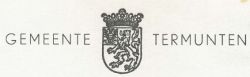 Wapen van Termunten/Arms (crest) of Termunten