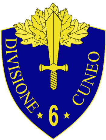 Coat of arms (crest) of the 6th Infantry Division Cuneo, Italian Army
