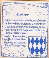 Wappen von Bretten/Arms (crest) of Bretten