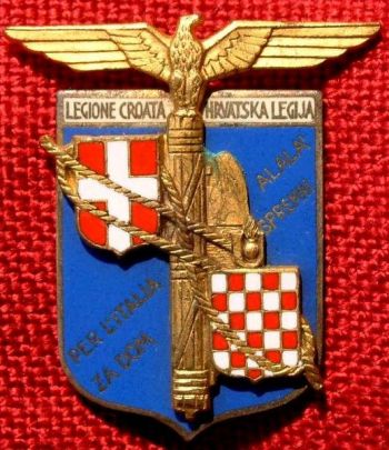 Coat of arms (crest) of the Croatian Motorised Legion (World War II)