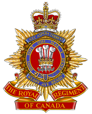 Coat of arms (crest) of the The Royal Regiment of Canada, Canadian Army