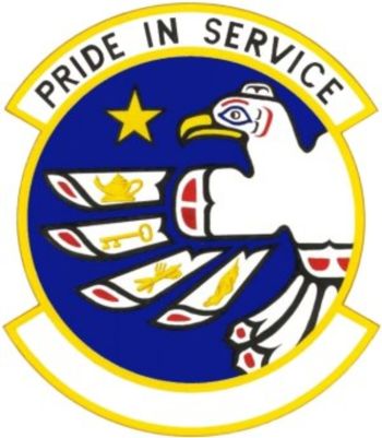 Coat of arms (crest) of the 3rd Force Support Squadron, US Air Force