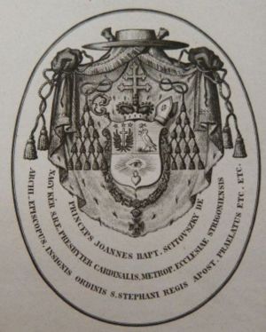 Arms (crest) of János Krstitel Scitovszky