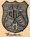 Wappen von Beeskow/ Arms of Beeskow