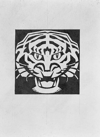 Coat of arms (crest) of the Tiger (T) Brigade, Netherlands East Indies
