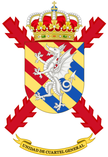 Coat of arms (crest) of the Headquarters Unit Military Emergencies Unit, Spain