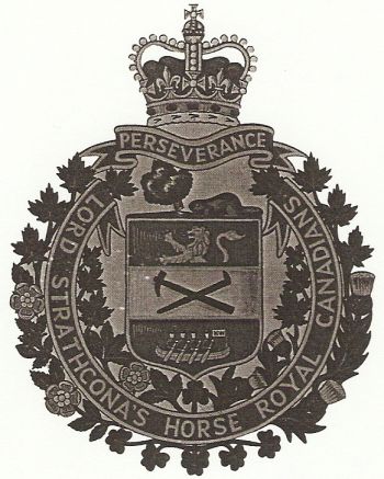 Coat of arms (crest) of the Lord Strathcona's Horse Royal Canadians, Canadian Army