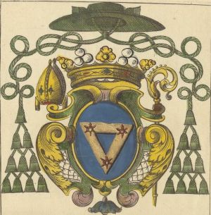Arms (crest) of Jean-Joseph Languet de Gergy