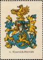 Wappen von Kissevich-Horváth nr. 3222 von Kissevich-Horváth