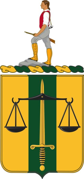 Arms of 724th Military Police Battalion, US Army