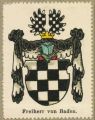 Wappen Freiherr von Baden nr. 841 Freiherr von Baden