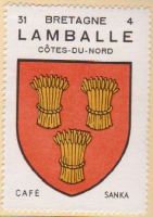 Blason de Lamballe/Arms (crest) of Lamballe