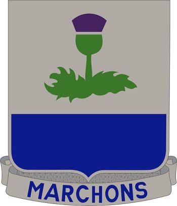 Coat of arms (crest) of 338th (Infantry) Regiment, US Army