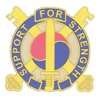 Coat of arms (crest) of 142nd Support Battalion, US Army