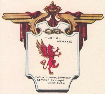 Coat of arms (crest) of the Corso Grifo 1929, Royal Aeronautical Academy, Regia Areonautica