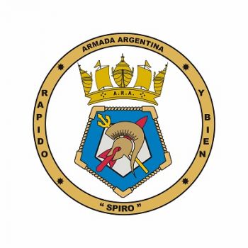 Blason de Corvette ARA Spiro (P-43), Argentine Navy/Arms (crest) of Corvette ARA Spiro (P-43), Argentine Navy