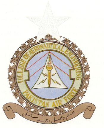 Coat of arms (crest) of the College of Aeronautical Engineering, Pakistan Air Force