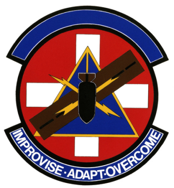 Coat of arms (crest) of the 1st Air Base Operability Squadron, US Air Force