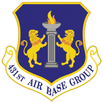 Coat of arms (crest) of the 431st Air Base Group, US Air Force