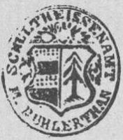 Wappen von Bühlertann/Arms (crest) of Bühlertann