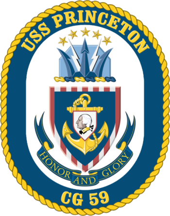 Coat of arms (crest) of the Cruiser USS Princeton