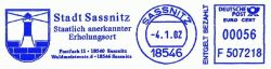 Wappen von Sassnitz/Arms (crest) of Sassnitz