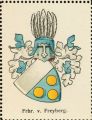 Wappen Freiherr von Freyberg nr. 1442 Freiherr von Freyberg