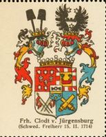 Wappen Freiherren Clodt von Jürgensbburg