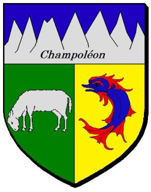 Blason de Champoléon/Arms (crest) of Champoléon