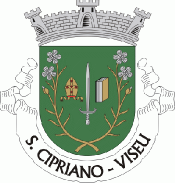 Brasão de São Cipriano/Arms (crest) of São Cipriano