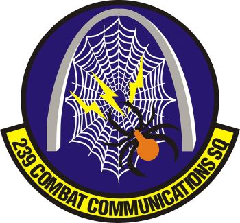 Coat of arms (crest) of the 239th Combat Communications Squadron, Missouri Air National Guard