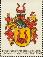 Wappen Freiherr Oxenstjerna af Eka och Lindö