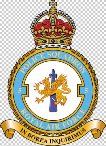 Coat of arms (crest) of No 5 Police Squadron, Royal Air Force