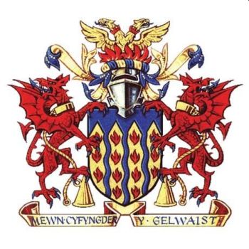 Arms (crest) of North Wales Fire and Rescue Service