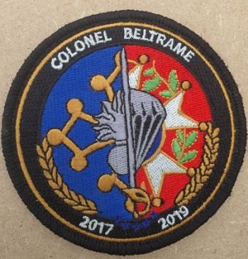 Arms of Promotion Colonel Beltrame, Officers School of the National Gendarmerie, France