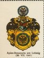 Wappen Apian-Bennewitz nr. 2901 Apian-Bennewitz