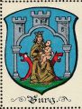 Wappen von Burg/ Arms of Burg