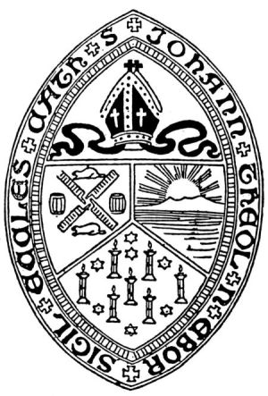 Arms (crest) of Cathedral of Saint John the Divine in New York